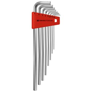 PB SWISS TOOLS 211H-8 ホルダー付六角棒レンチセット ロング（パックナシ） 送料無料！の通販は