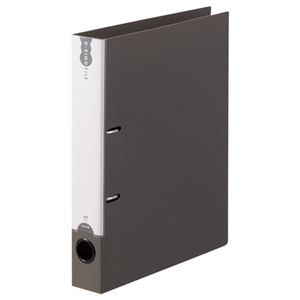 （まとめ） TANOSEE Dリングファイル（PP表紙） A4タテ 2穴 250枚収容 背幅43mm ダークグレー 1冊 【×1の通販は 5,573円