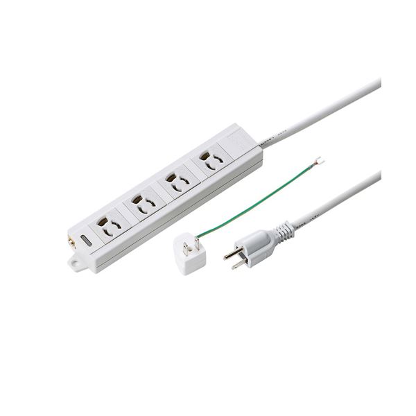 サンワサプライ 電源タップ TAP-MG341N2-10 送料無料！