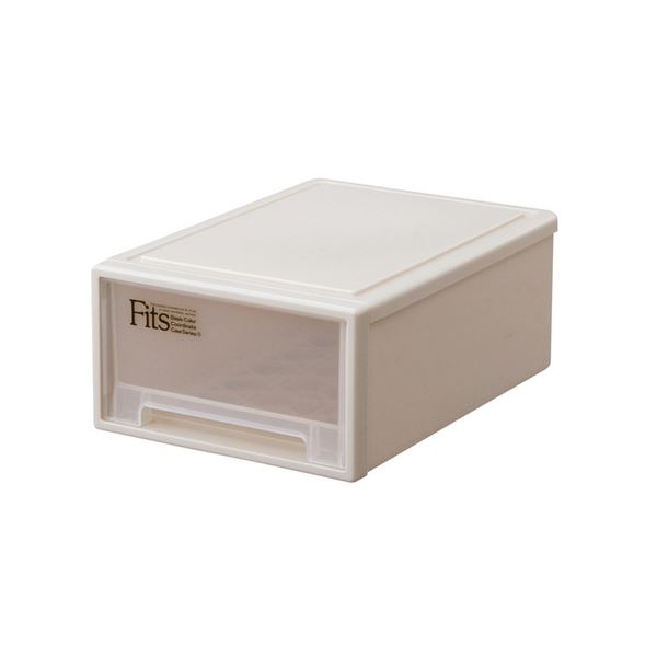 （まとめ） 天馬 Fits フィッツケース ミニ W257×D369×H146mm カプチーノ 1個 【×3セット】 送料無料！の通販は