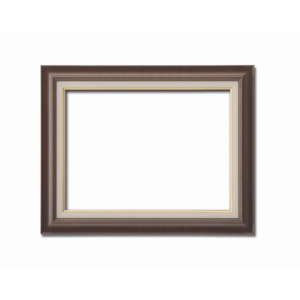 【油額】油絵額・キャンバス額・木製油絵額・茶色油絵額　■F12号（606×500mm）「ブラウン」 送料無料！の通販は