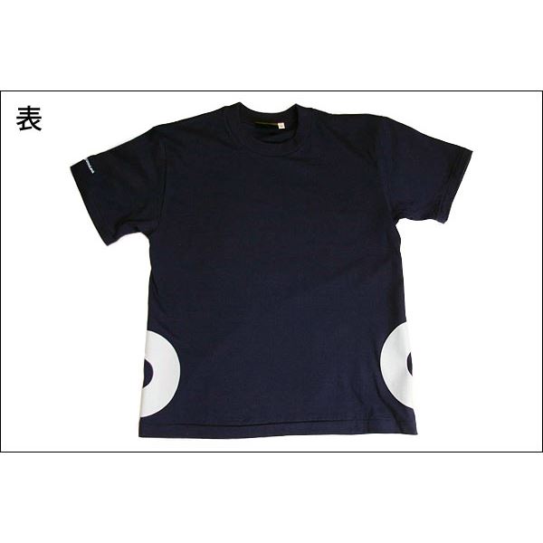 戦国武将Tシャツ 【加藤清正 桔梗紋】 XSサイズ 半袖 綿100% ネイビー(紺) 〔Uネック おもしろ〕 送料無料！の通販は 6,490円