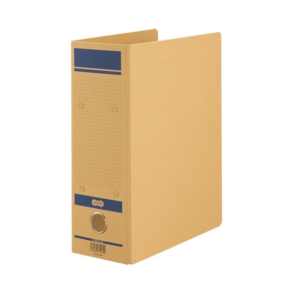 （まとめ）TANOSEE保存用ファイルN(片開き) A4タテ 800枚収容 80mmとじ 青 1冊 【×10セット】 送料無料！の通販は 7,574円