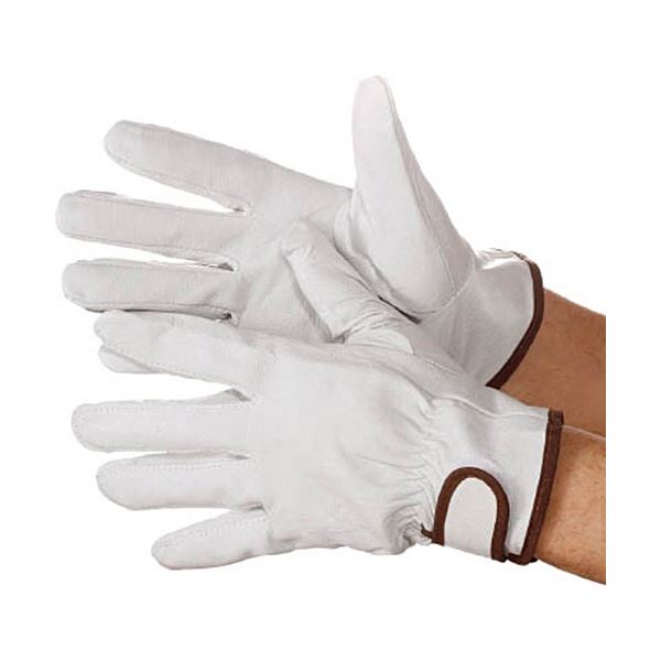 (まとめ) シモン 豚本革手袋 マジック式 717 豚白 M 4133981 1双 【×5セット】 送料無料！の通販は 9,590円