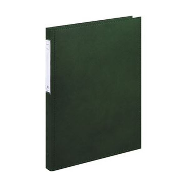 （まとめ）リヒトラブ カルテブック（スタンダード）A4タテ 2穴 背幅28mm グリーン HB406-3 1冊【×5セット】 送の通販は