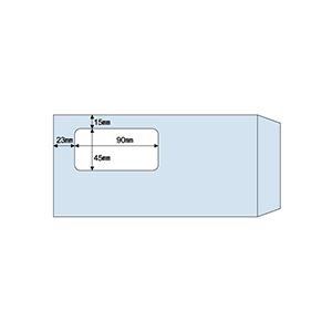 (まとめ) ヒサゴ 窓つき封筒 A4三ツ折用 アクアMF16 1箱(100枚)  【×10セット】 送料無料！の通販は 32,162円