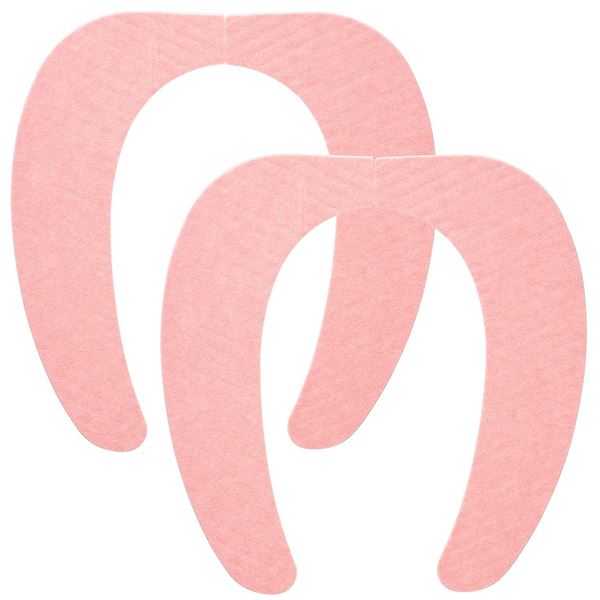 (まとめ) 便座シート/吸着べんざシート 【ピンク 2組入】 洗える トイレ用品 『レック ぴたQ』 【72個セット】 送料込！の通販は 31,051円