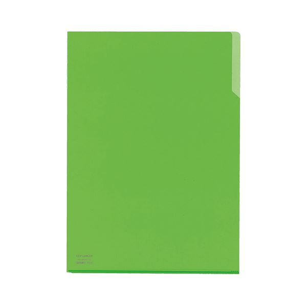 (まとめ) コクヨ クリヤーホルダー10(テン)A4 黄緑 フ-T750-4 1セット(5枚)  【×30セット】 送料無料！の通販は