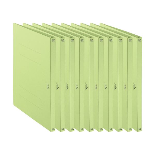 （まとめ）プラス たすけあ 利用者カルテフラットファイル A4タテ グリーン FL-805FF-GR 1パック（10冊）【×10の通販は 9,070円