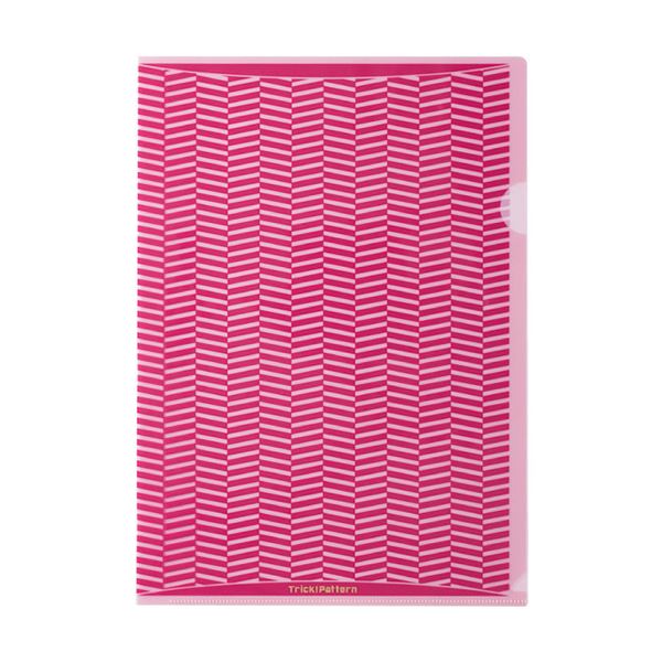 （まとめ）ヒサゴ トリック!クリアフォルダ A4ピンク OP2449 1パック(10枚) 【×3セット】 送料無料！