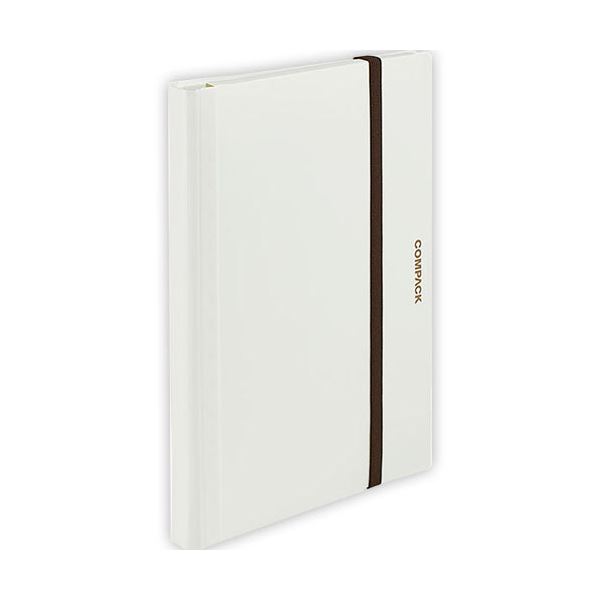 （まとめ）キングジム 二つ折りクリアーファイルコンパック 10ポケット 白 5894Hシロ 1冊 【×10セット】 送料無料！の通販は 7,052円