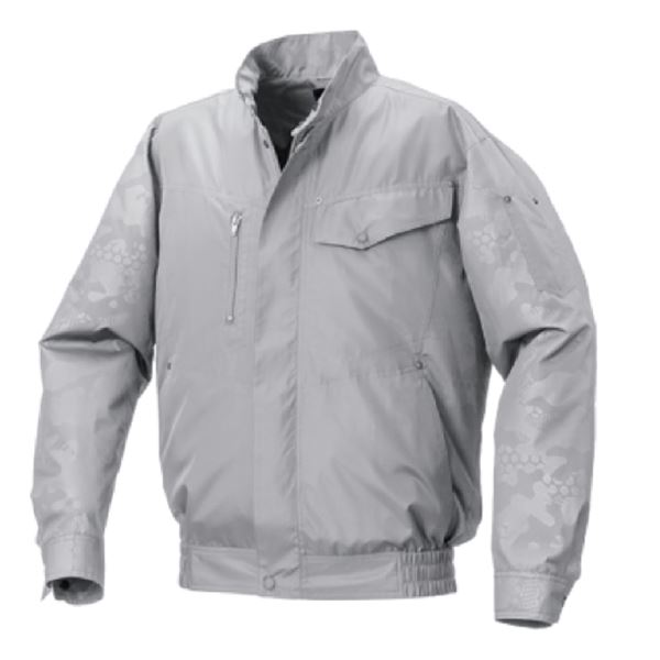 KU92000 空調服 R ポリエステル製 エンボスプリント 服のみ グレー×グレーエンボス 3L 送料込！の通販は 4,896円