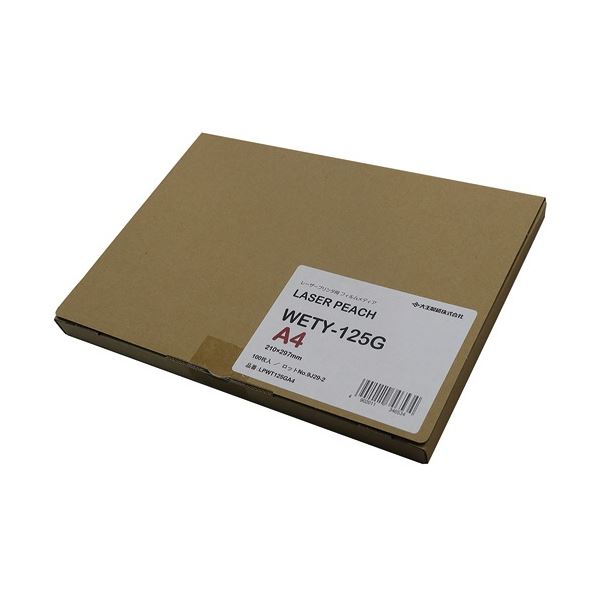 大王製紙 レーザーピーチ グロス WETY-125G A4 1冊(100枚) 送料無料！の通販は 8,532円