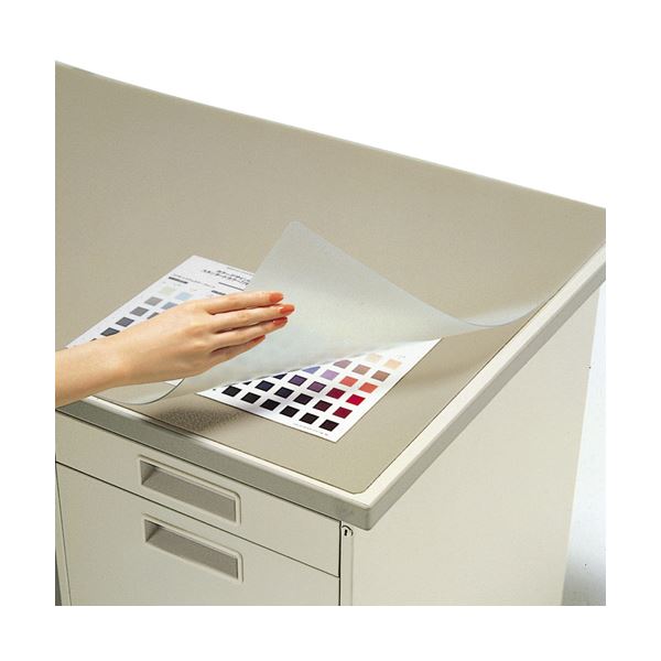 コクヨ デスクマット軟質（オレフィン・ツヤ消し）ダブル（下敷付）902×622mm マ-617M 1枚 送料無料！