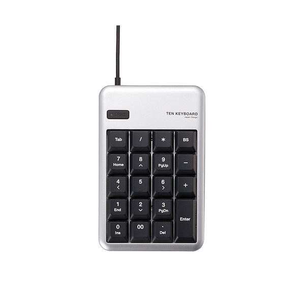 （まとめ）エレコム テンキーパッド メンブレンUSB2.0ハブ付 シルバー TK-TCM012SV 1個【×3セット】 送料無料の通販は 6,031円