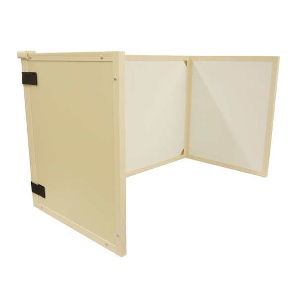 【飛沫防止】 コの字型 デスクトップパーテーション/衝立 【W1400用 高さ700mm】 日本製 アルコール除菌可 〔接客 飲の通販は