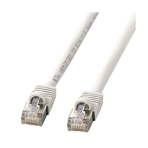 (まとめ) サンワサプライSTPエンハンスドカテゴリ5 単線ケーブル ライトグレー 3m KB-STP-03LN 1本 【×10の通販は