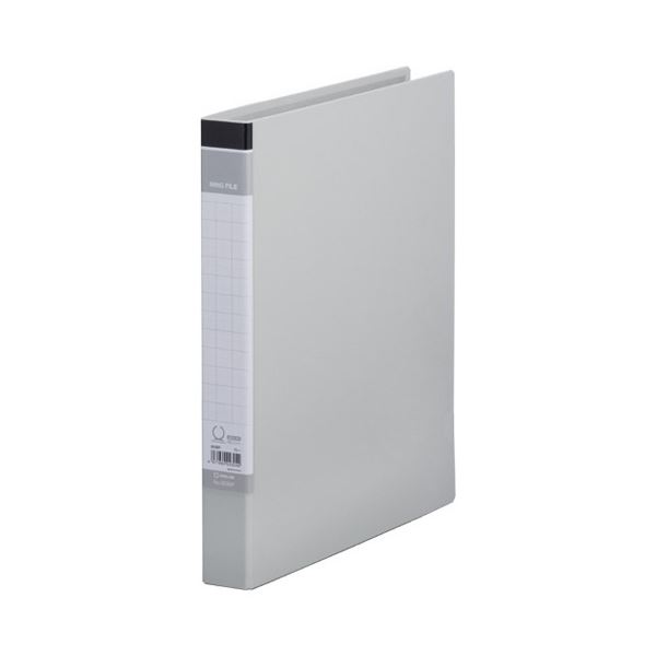 キングジム リングファイル BF A4タテ 2穴 200枚収容 背幅37mm グレー 603BFクレ 1セット(20冊) 送料無の通販は 7,138円