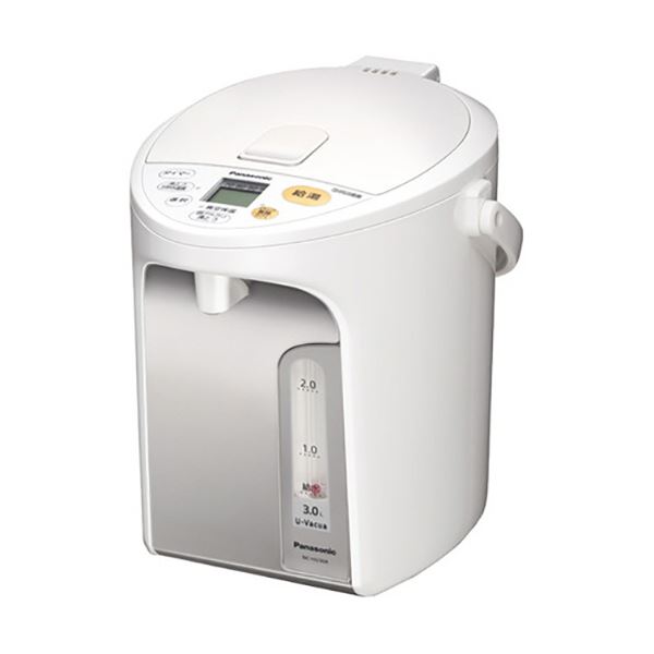 パナソニック マイコン沸騰ジャーポット3.0L ホワイト NC-HU304-W 1台 送料無料！の通販は