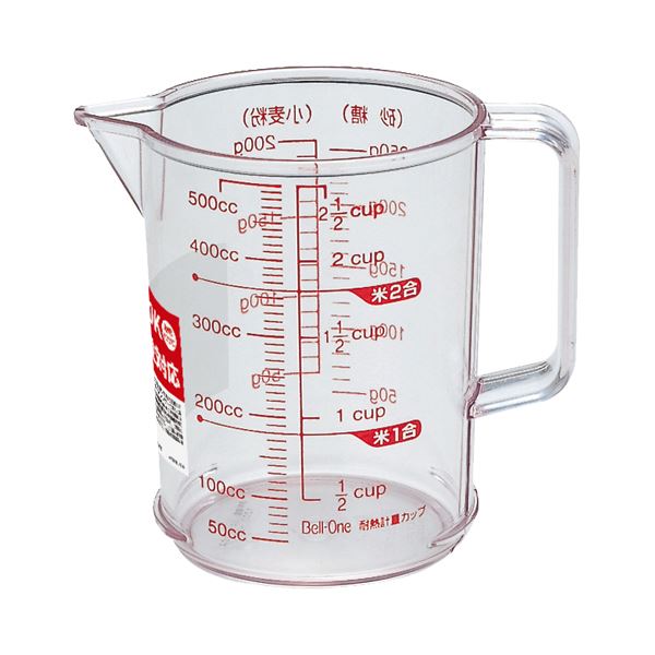 （まとめ）アスベル 耐熱計量カップ R-500 520ml 1個【×10セット】 送料無料！の通販は 6,072円