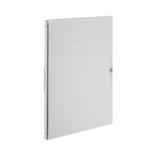 (まとめ) コクヨ ガバットファイル（活用タイプ・紙製） A4タテ 1000枚収容 背幅14〜114mm グレー フ-VA90M