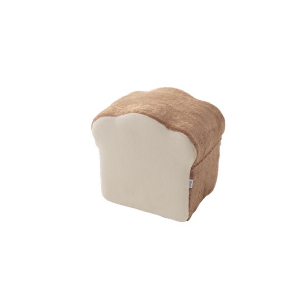 トースト BIG クッション 【2枚切り ブラウン】 幅505×奥行510×高さ290mm 日本製 ウレタンフォーム 〔リビングの通販は