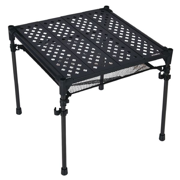 キューブバックパッカーズテーブル/アウトドア用品 【軽量】 幅35cm snowline スノーライン 〔キャンプ 登山 トレッの通販は