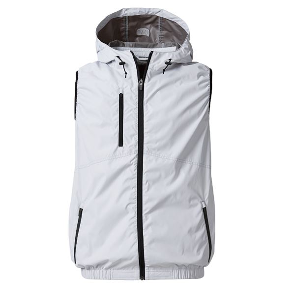 鳳皇 V8309 フードベスト シルバーグレー サイズM  送料無料！ 5,511円