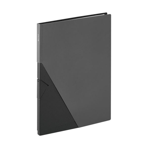 (まとめ) キングジム ジリッツ クリアーファイル A4タテ 20ポケット 背幅16mm クロ 8832 1冊 【×5セット】 の通販は