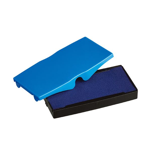 (まとめ) シャイニー スタンプ内蔵型角型印S-854専用パッド 青 S-854-7BL 1個  【×50セット】 送料無料！の通販はその他印鑑・ハンコ