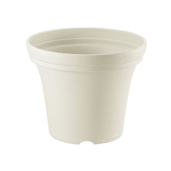 (まとめ) ノヴェルポット/植木鉢 【20型N 容量約2.2L アイボリー】 約Ф20×H16cm ガーデニング用品 園芸 【×の通販は 7,322円