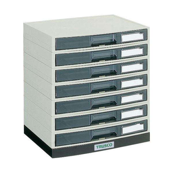 TRUSCO αレターケースA4・積み重ねタイプ 横浅型7段 LA4-S7S 1台 送料無料！の通販は 17,644円