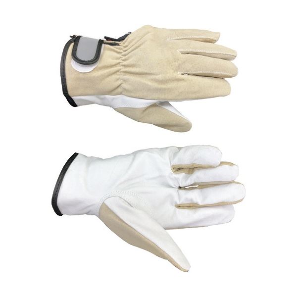 (まとめ) 三重化学工業 ミエローブ ニュークレスト M ホワイト/ベージュ NO.906-M 1双 【×5セット】 送料無料！の通販は