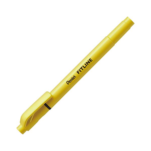 （まとめ） ぺんてる フィットライン イエローSLW11-G 1本 【×50セット】 送料込！