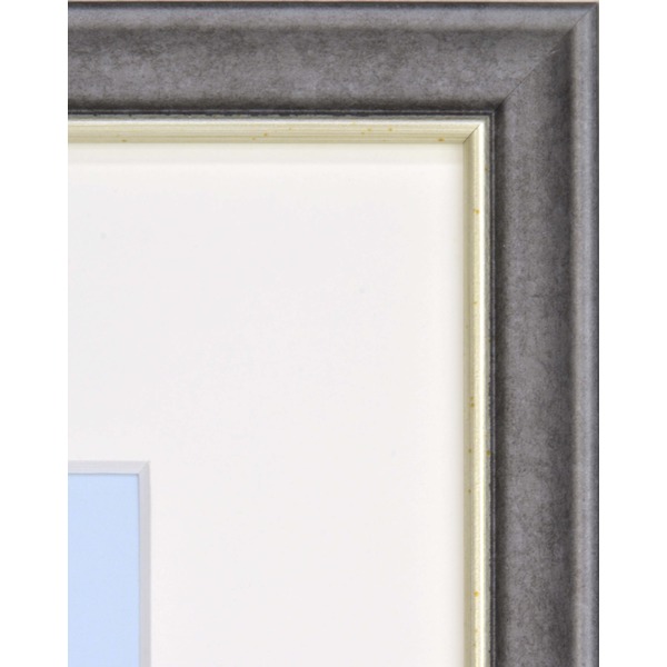 【軽量水彩額】色あせを防ぐUVカットアクリル・マット付き 水彩額F4号 ブラック 送料無料！の通販は