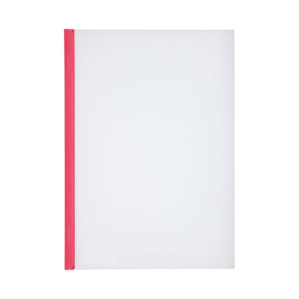 (まとめ）LIHITLAB スライドバーファイル G1720-3 赤 10冊【×5セット】 送料無料！の通販は