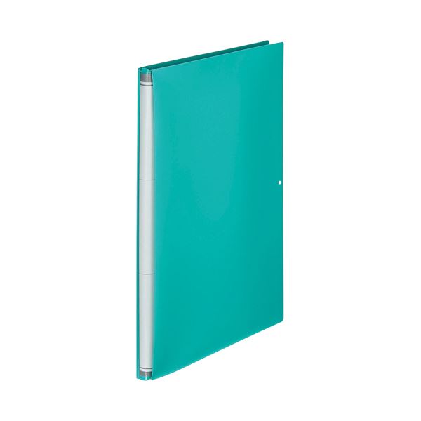 （まとめ）TANOSEE 背幅伸縮フラットファイル（PP表紙） A4タテ 1000枚収容 背幅15〜115mm グリーン 1冊 の通販は