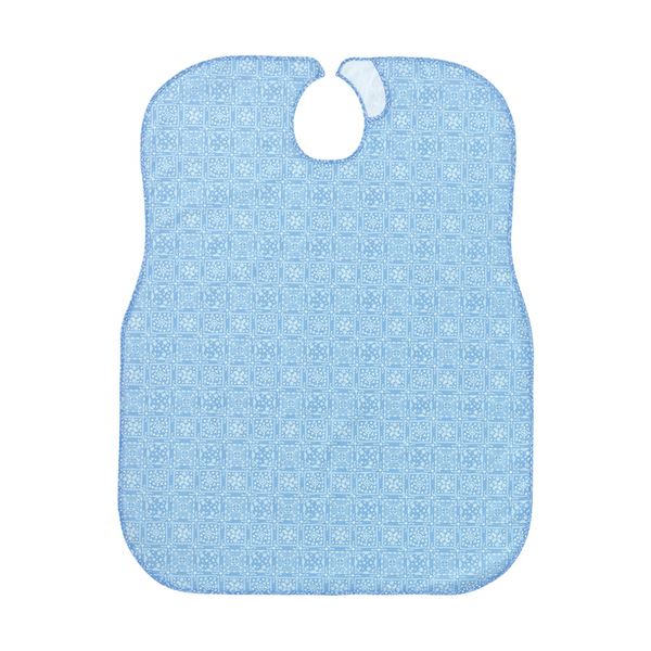 （まとめ）カワモト 食事用エプロン レギュラー ブルー 1枚 【×5セット】 送料無料！の通販は 6,459円