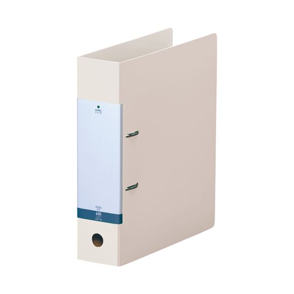 (まとめ）LIHITLAB D型リングファイル A4S 白 G2280-0【×10セット】 送料無料！の通販は 5,699円