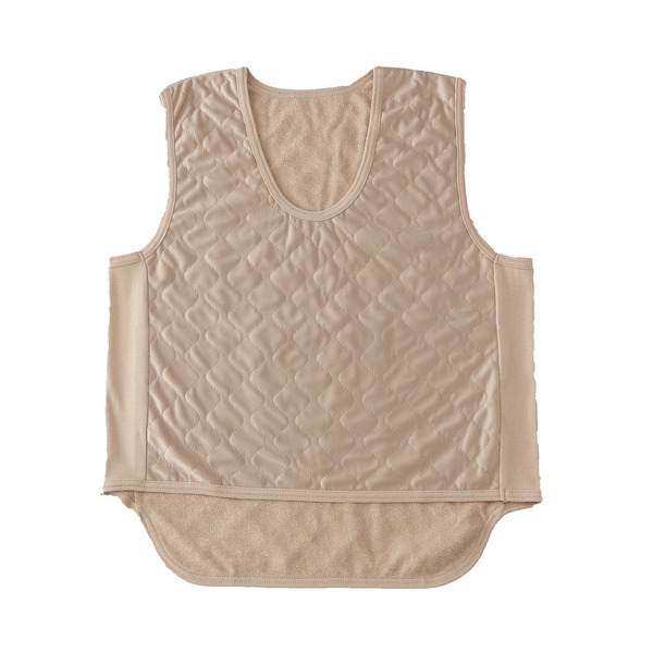吸湿発熱繊維保温ベスト ベージュ S-M 送料込！の通販は 6,248円