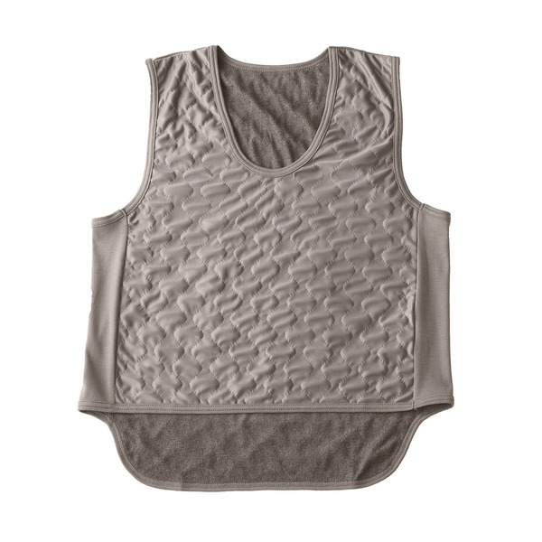 吸湿発熱繊維保温ベスト グレー M-L 送料込！の通販は 6,248円
