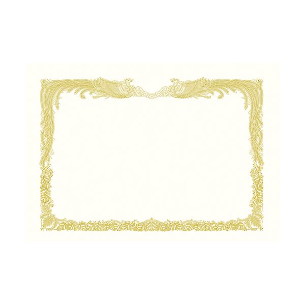 ササガワ 金箔賞状用紙 B4判 縦書用 白 100P 送料無料！の通販は 12,833円