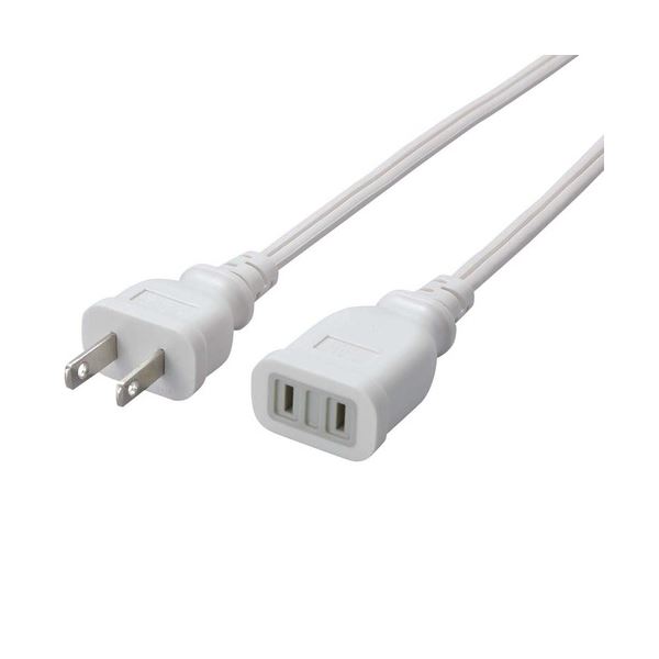 (まとめ) エレコム 電源延長ケーブル 2P・1個口3.0m T-E2230 1個 【×10セット】 送料無料！