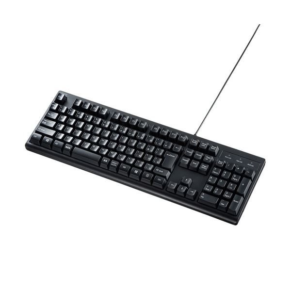 サンワサプライ 日本語109キーボード抗菌防水防塵タイプ ブラック SKB-BS6BK 1台 送料込！の通販は 7,173円