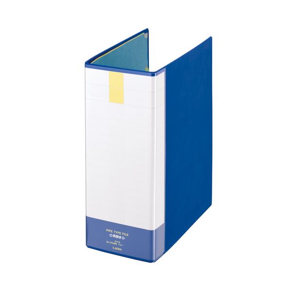 (まとめ) ライオン事務器 パイプ式ファイル(環境) 両開き A4タテ 1000枚収容 背幅121mm ブルー No.7103Rの通販は 14,360円