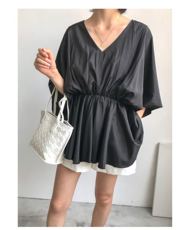 ブラウス トップス レディース ファッション オシャレ 可愛い ヨーロッパ アメリカ スタイル Vネック ハイウエスト クール 滑らか シャツの通販はau Pay マーケット Luxury ラグジュアリー