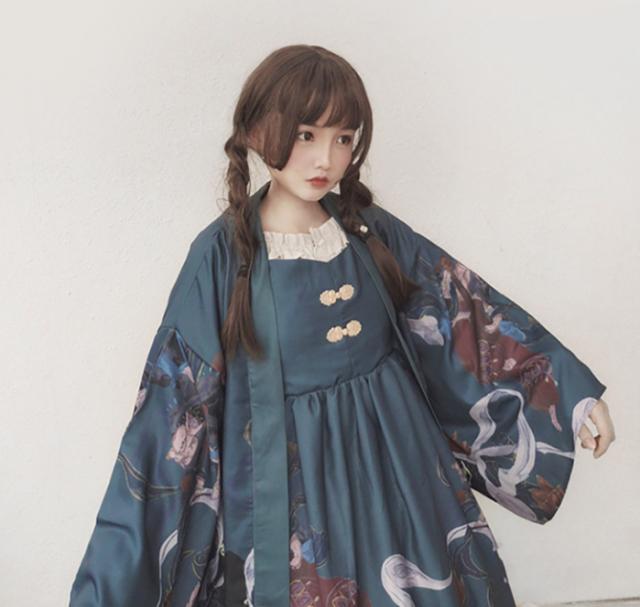 短期納期商品有り ロリータファッション 妖猫 羽織 薄手コート オーバー Qilolita 華ロリ アジアン 中華ロリータ 妖艶 レース 着物風 和の通販はau Pay マーケット Luxury ラグジュアリー