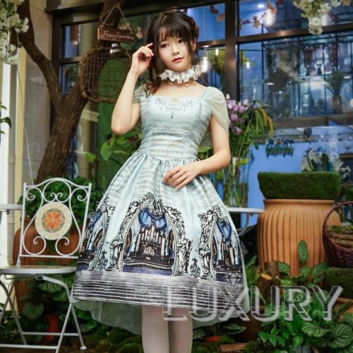 ロリータ Neo Ludwig ドレス5点セット ワンピース チュール チョーカー チェーン パニエ お得 姫ロリ ゴスロリの通販はau Pay マーケット Luxury ラグジュアリー