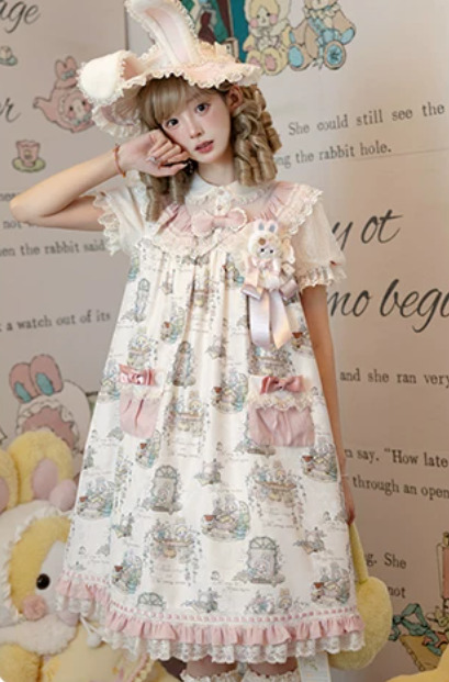 甘ロリ インナー のみ 襟付き 重ね着用 半袖 レース 上品 きれいめ カジュアル かわいい スウィート レディース 夏コーデ 普段着 普段使い デイリー イベント_11