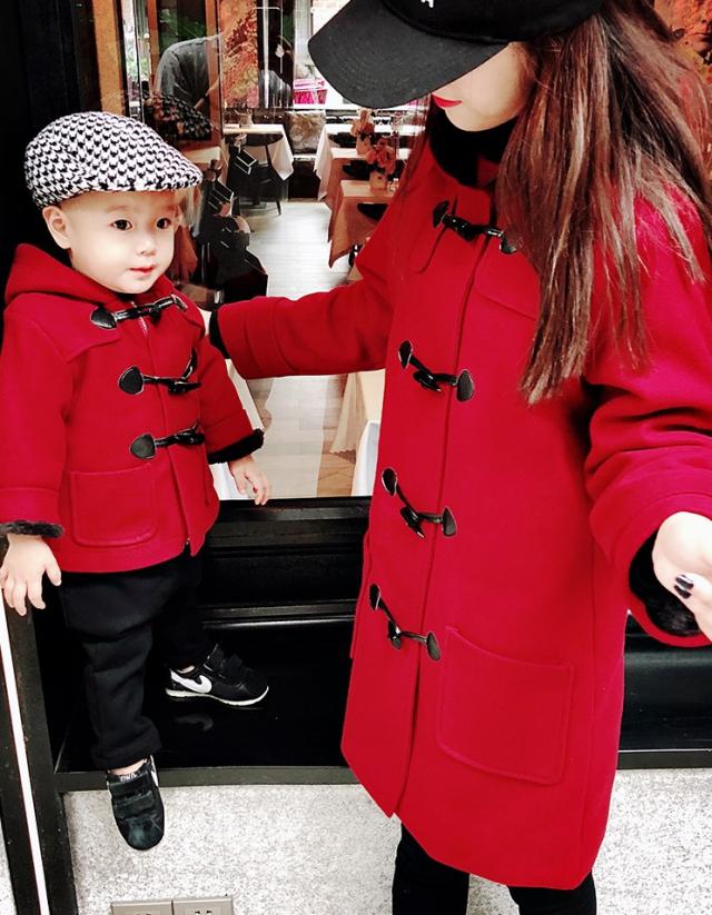 親子ペア 親子リンク リンクコーデ レディース ファッション キッズ アウター ダッフルコート レッド 親子 秋 冬 新作 新年 クリスマス の通販はau Pay マーケット Luxury ラグジュアリー